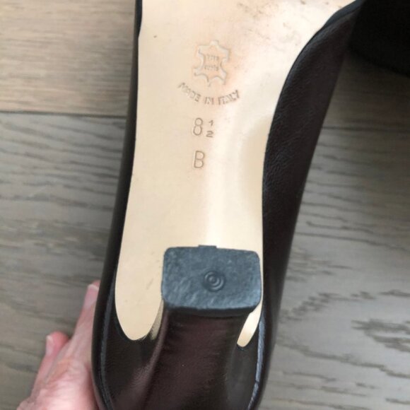 Ingledew's Italian Collection Leather Shoes Tassle Detail Chocolate Brown Sz 8.5 - Picture 9 of 13